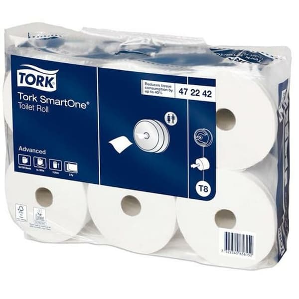 Toalettrulle Tork SmartOne T8 207 m 6 Delar