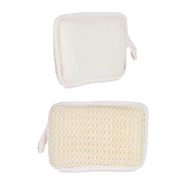 Vartalosieni Valkoinen Beige 11 x 16,5 x 3 cm (24 osaa)