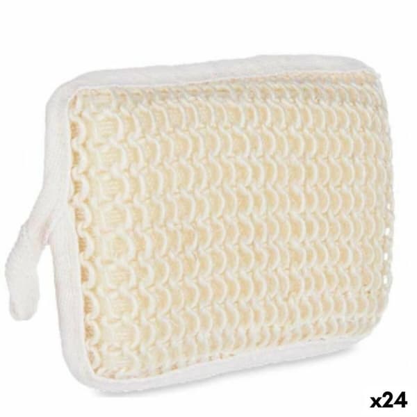 Vartalosieni Valkoinen Beige 11 x 16,5 x 3 cm (24 osaa)