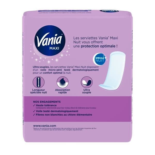 Vania Maxi Oparfymerade Period Pads Super 12 pads