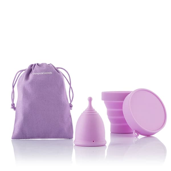 Menstruationskop med tilbehør Kuppy InnovaGoods - L