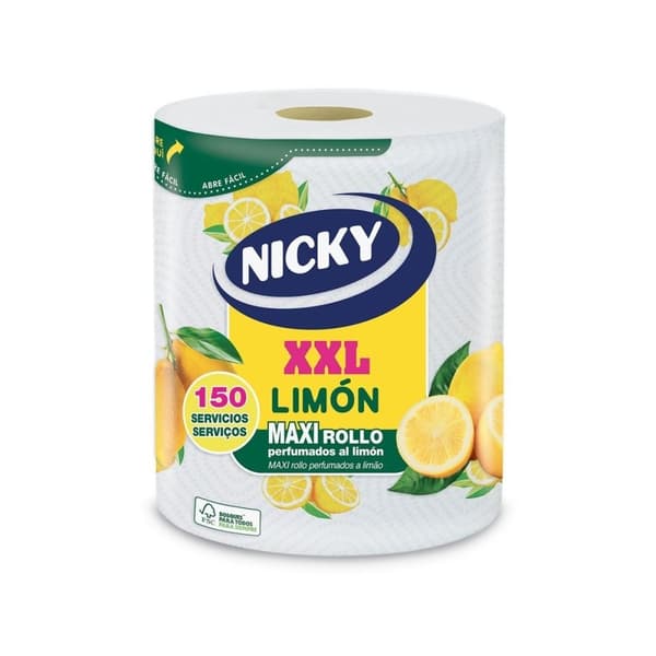 Kjøkkenpapir Nicky Xxl Limón XXL Sitron 150 enheter