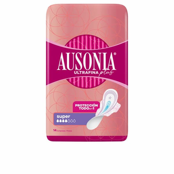 Super terveysside ilman siipiä Ausonia Plus Ultrahieno 14 osaa