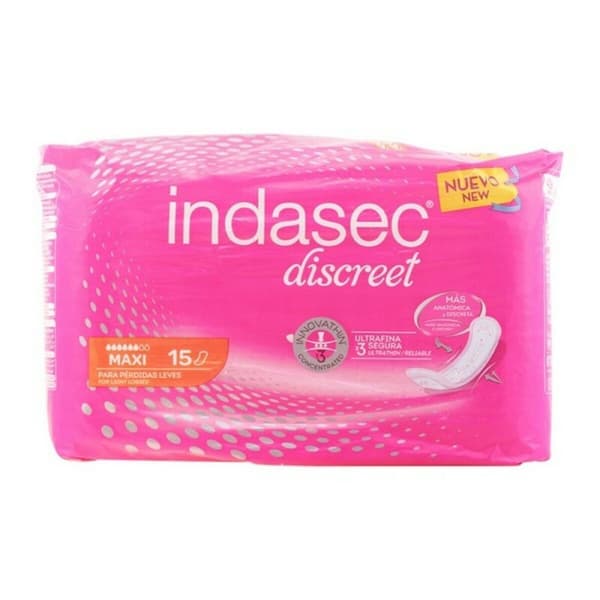 Inkontinensbinda Discreet Maxi Indasec () - 15 Enheter