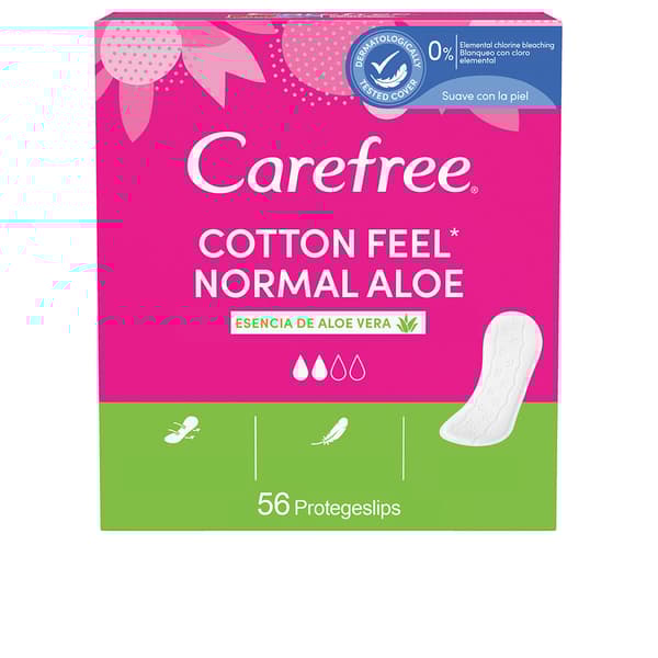 CAREFREE NORMAL ALOE cotton protector 56 u
