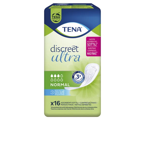 TENA LADY DISCREET incontinence pad normal incontinence ULTRA 16 u | CDON