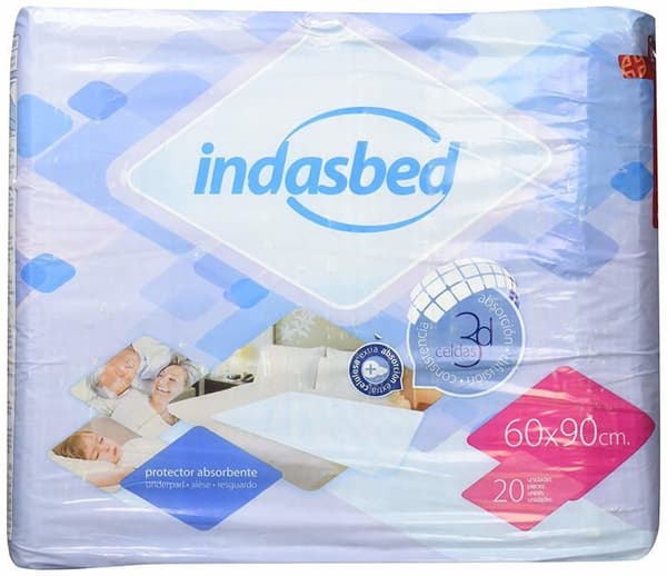 Indasbed - 3805527 - Set med 20 sängskyddsfilmer, 60 x 90 cm