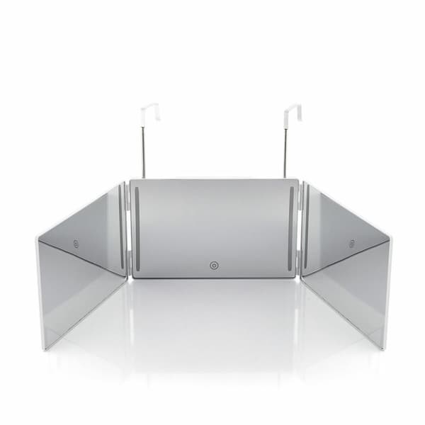 BEGAGNAD Badrumsspegel med LED-ljus och 360º sikt InnovaGoods (Renoverade B)
