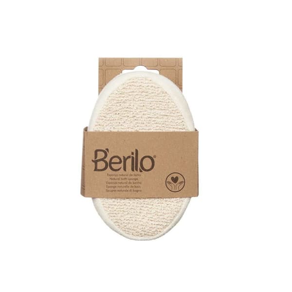 Svamp til Kroppen Berilo B7081-8 Hvid Beige 15 x 5 x 10 cm (12 enheder)