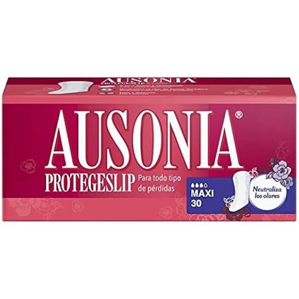 Protegeslip - AUSONIA - Maxi - Superabsorberande - Hypoallergen - 30 enheter