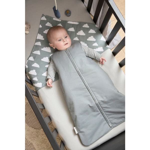 Meyco Baby Clouds/Dots/Feathers hydrophila servetter - paket med 3 - sten grön - 70x70cm
