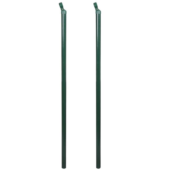 vidaXL Nettinggjerde med stolpepigger stål 1,25x15 m