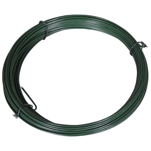 vidaXL Nettinggjerde med stolpepigger stål 1,25x15 m