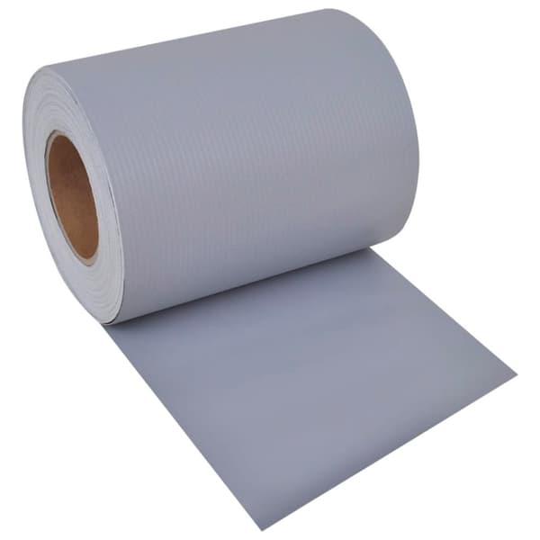 vidaXL Puutarhan yksityisyyden suoja PVC 70x0,19 m vaaleanharmaa