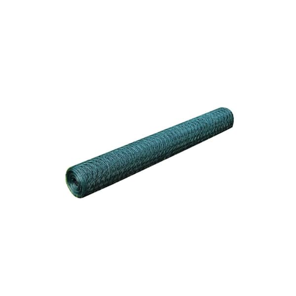 vidaXL Kanaverkko galvanoitu PVC pinnoitteella 25x0,75 m vihreä