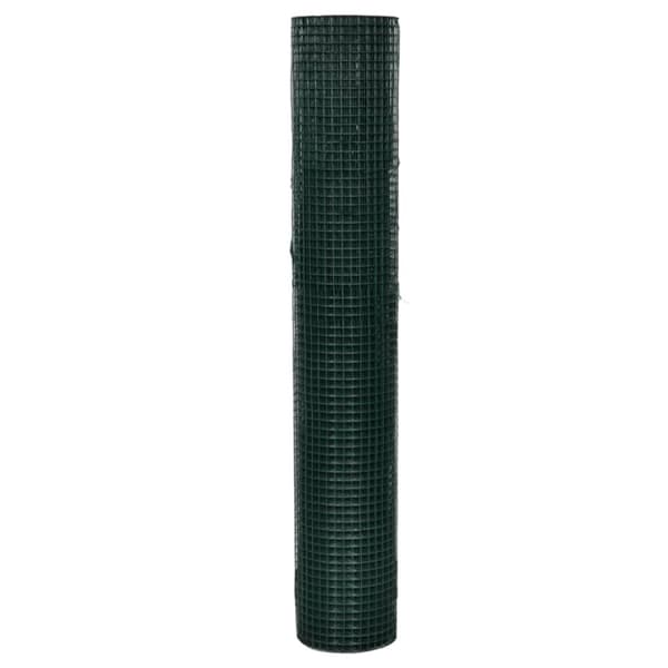 vidaXL Kanaverkko galvanoitu PVC pinnoitteella 25x1 m vihreä