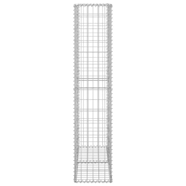 vidaXL Gabion/kivikori kansilla galvanoitu vaijeri 150x100x30 cm