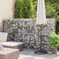 Pikkukuva 1 / 7: vidaXL Gabion/kivikori kansilla galvanoitu vaijeri 150x100x30 cm