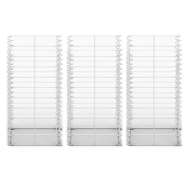 vidaXL gabionsæt 3 stk. galvaniseret ståltråd 25 x 25 x 50 cm
