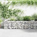 Miniatyrbillede 3 af 7: vidaXL gabion-plantekasse galvaniseret stål 180 x 90 x 50 cm