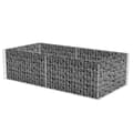 Miniatyrbillede 4 af 7: vidaXL gabion-plantekasse galvaniseret stål 180 x 90 x 50 cm