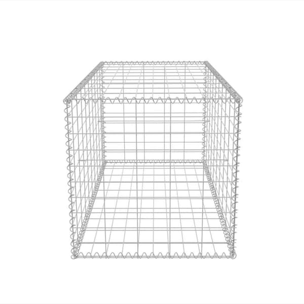 vidaXL Gabionkurv galvanisert stål 100x50x50 cm