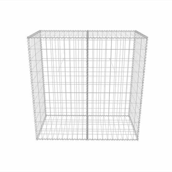 vidaXL gabionkurv galvaniseret stål 100 x 50 x 100 cm