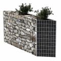 Miniatyrbillede 3 af 6: vidaXL gabionkurv galvaniseret stål 120 x 30 x 100 cm