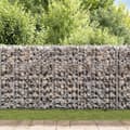Miniatyrbillede 4 af 6: vidaXL gabionkurv galvaniseret stål 120 x 30 x 100 cm
