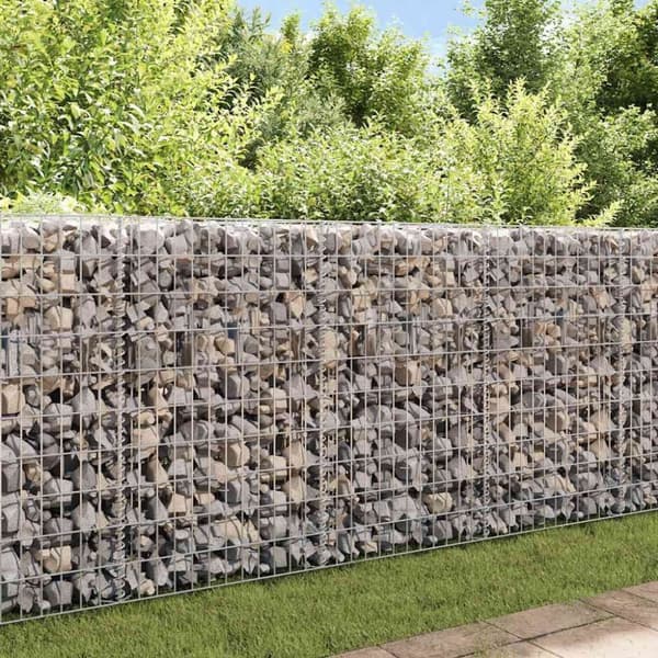 vidaXL gabionkurv galvaniseret stål 120 x 30 x 100 cm