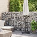 Pikkukuva 1 / 6: vidaXL Gabion-kivikori kansilla galvanoitu teräs 600x50x150 cm