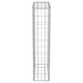 Pikkukuva 6 / 6: vidaXL Gabionseinä kansilla galvanoitu teräs 50x20x100 cm