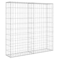 Pikkukuva 3 / 6: vidaXL Gabionseinä kansilla galvanoitu teräs 80x20x100 cm
