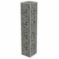 Miniatyrbilde 4 av 5: vidaXL Gabion med topp- og bunndekke galvanisert stål 20x20x100 cm