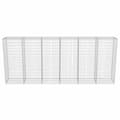 Miniatyrbilde 5 av 6: vidaXL Gabion med topp- og bunnlokk galvanisert stål 300x50x150 cm