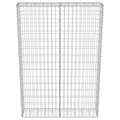 Miniatyrbilde 5 av 6: vidaXL Gabion med topp- og bunndekke galvanisert stål 100x20x150 cm