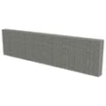 Miniatyrbilde 2 av 6: vidaXL Gabion med topp- og bunndekke galvanisert stål 600x30x150 cm