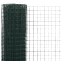 Miniatyrbilde 3 av 4: vidaXL Trådgjerde kylling stål med PVC-belegg 10x0,5 m grønn