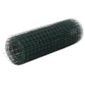 Miniatyrbilde 1 av 4: vidaXL Trådgjerde kylling stål med PVC-belegg 10x0,5 m grønn