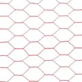 Pikkukuva 4 / 4: vidaXL Kanaverkko teräs PVC pinnoitteella 25x1 m punainen