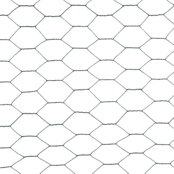 vidaXL Kanaverkko teräs PVC pinnoitteella 25x1,5 m vihreä