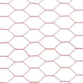 Pikkukuva 4 / 4: vidaXL Kanaverkko teräs PVC pinnoitteella 25x1 m punainen