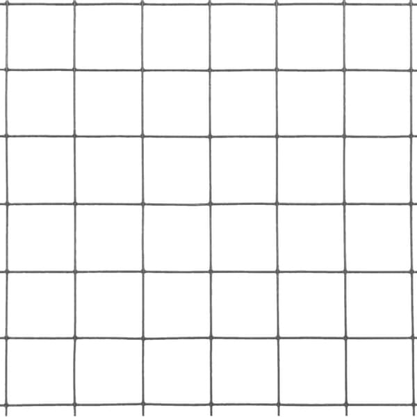 vidaXL Kanaverkko teräs PVC pinnoitteella 10x1,5 m harmaa