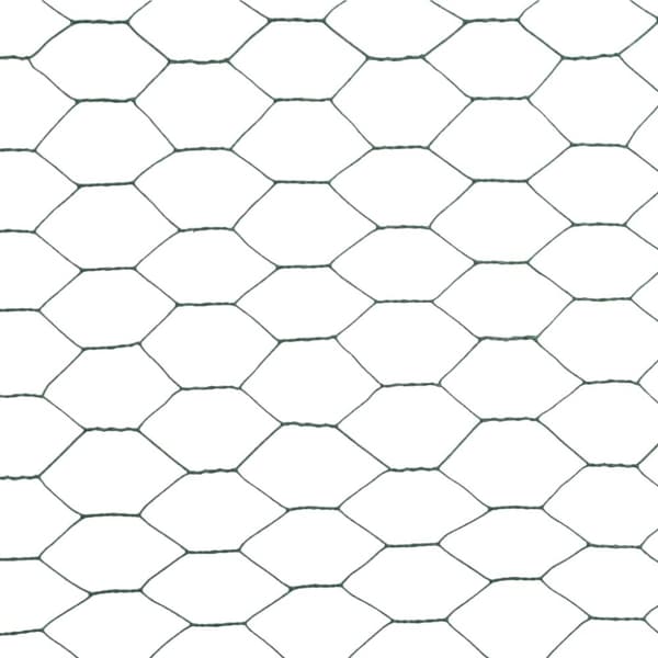 vidaXL Kanaverkko teräs PVC pinnoitteella 25x1,5 m vihreä