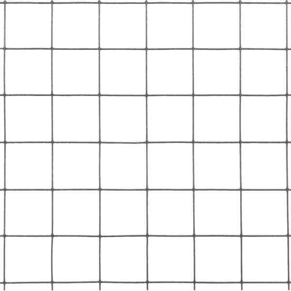 vidaXL Kanaverkko teräs PVC pinnoitteella 25x0,5 m harmaa