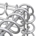 Miniatyrbillede 5 af 6: vidaXL gabionvæg med dæksler galvaniseret stål 600 x 30 x 200 cm
