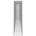 Miniatyrbillede 4 af 6: vidaXL gabionvæg med dæksler galvaniseret stål 600 x 50 x 200 cm