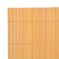 Miniatyrbillede 3 af 5: vidaXL dobbeltsidet havehegn PVC 90 x 500 cm gul