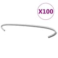 Pikkukuva 1 / 3: vidaXL Kivikorien koukut 100 kpl galvanoitu teräs 40 cm