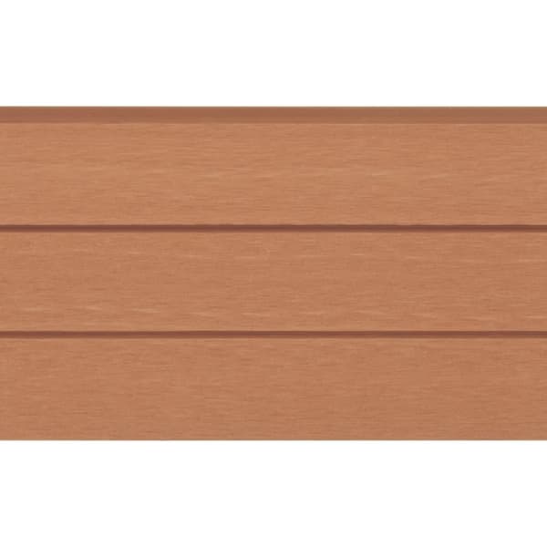 vidaXL WPC Gjerdesett 3 firkantet 526x187 cm brun